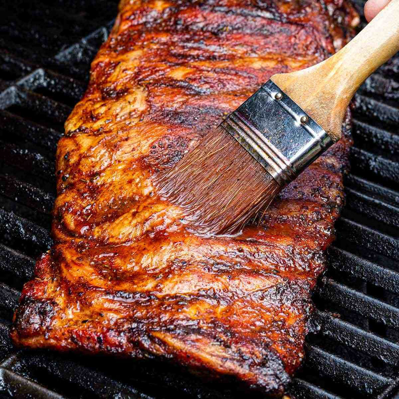 On the grill